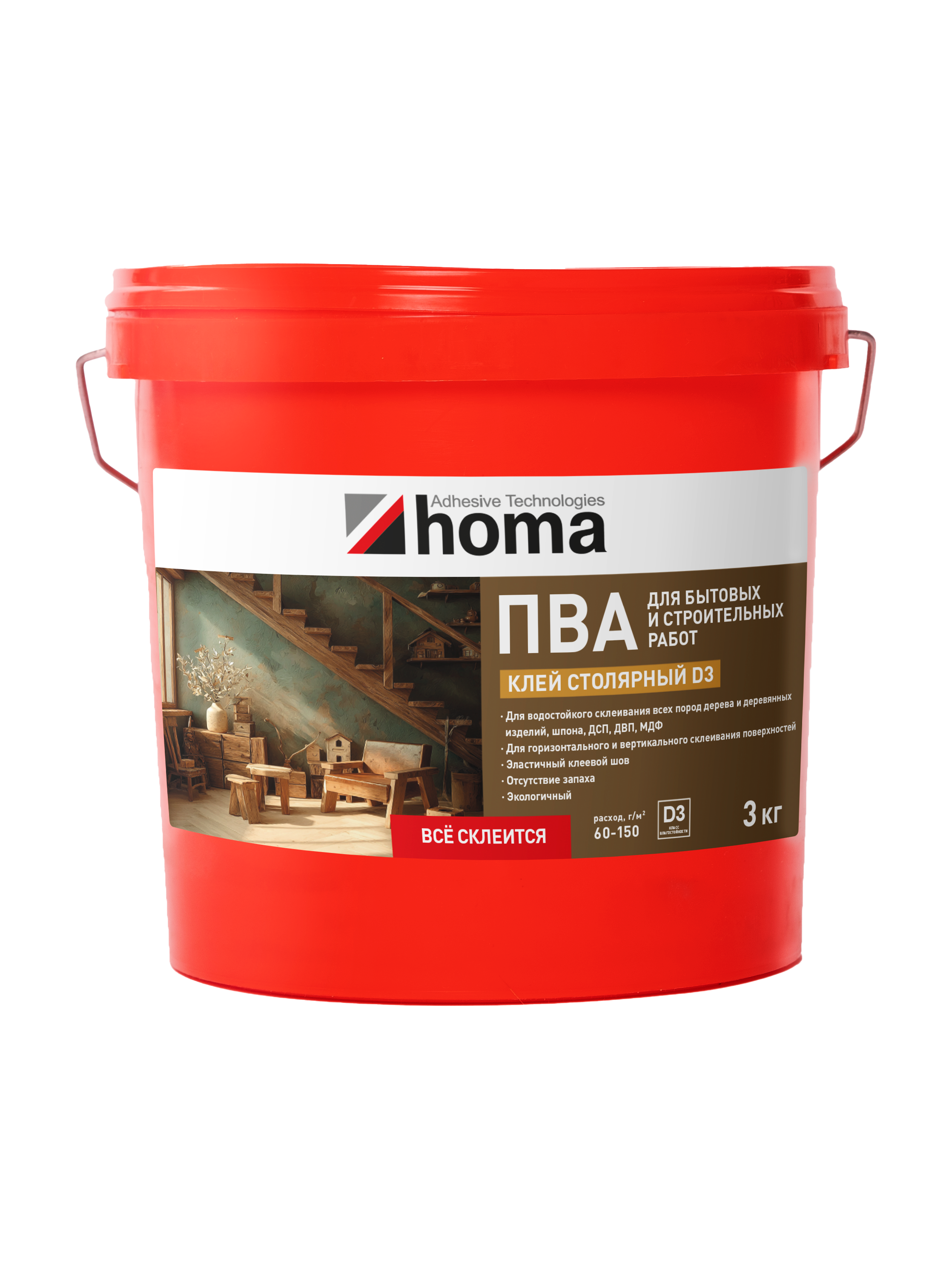 ПВА клей столярный D3